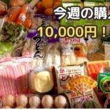 【リアル家計ブログ】今週はたまたま1万円！3人家族・一人っ子、スーパー購入品でどこまでいけた？（普段は1万3千〜1万5千円）